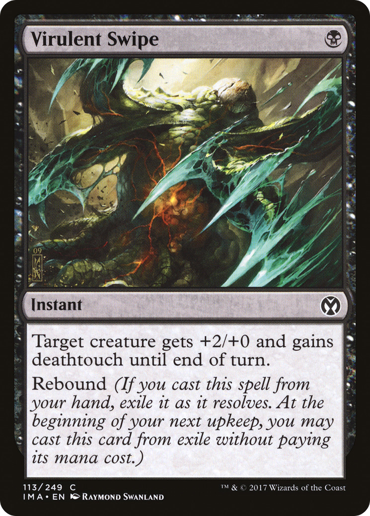 Virulent Swipe (IMA-113) [Iconic Masters] Foil
