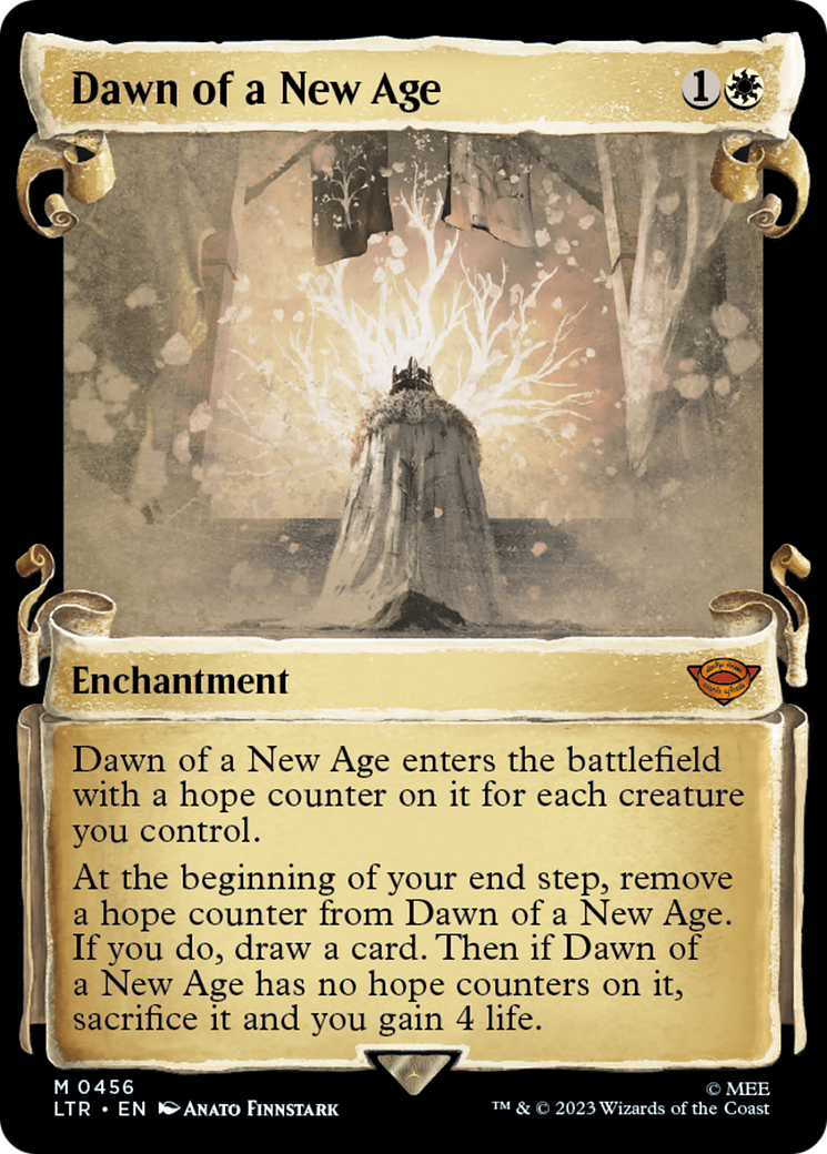 Dawn of a New Age (Showcase Scrolls) (LTR-456) [The Lord of the Rings: Tales of Middle-earth]