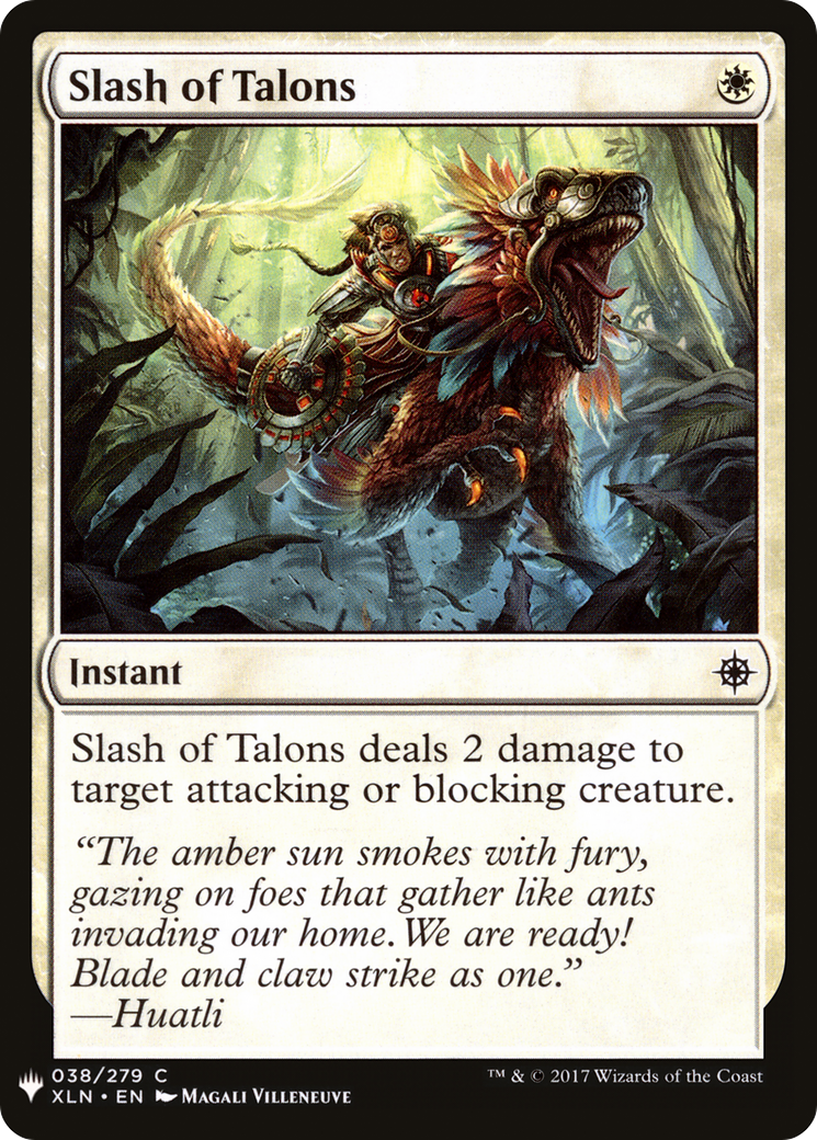 Slash of Talons (LIST-XLN-38) [The List]