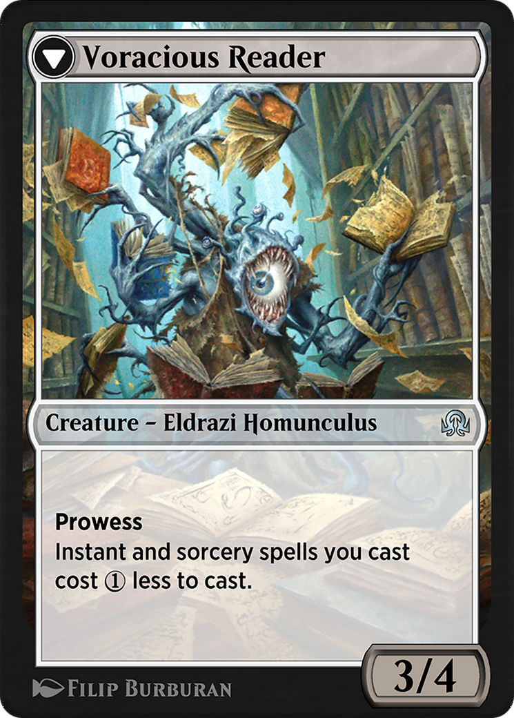 Curious Homunculus // Voracious Reader (SIR-058) [Shadows over Innistrad Remastered]