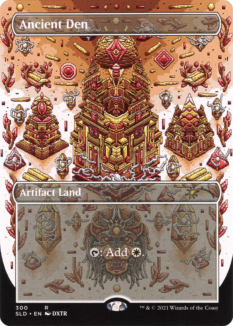 Ancient Den (SLD-300) (Borderless) [Secret Lair Drop] Foil