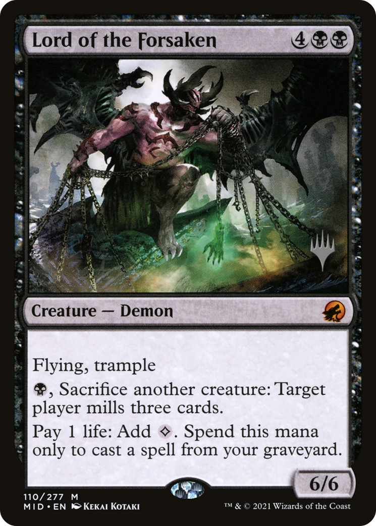 Lord of the Forsaken (PPMID-110) [Promo Pack: Innistrad: Midnight Hunt Promos] Foil