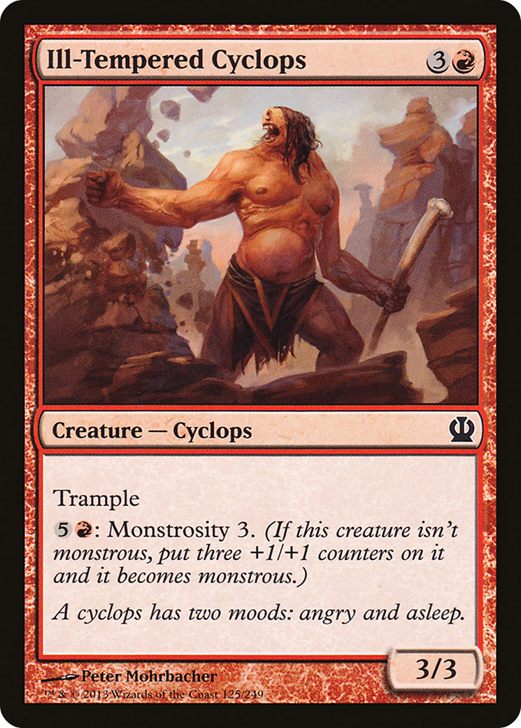 Ill-Tempered Cyclops (THS-125) [Theros]