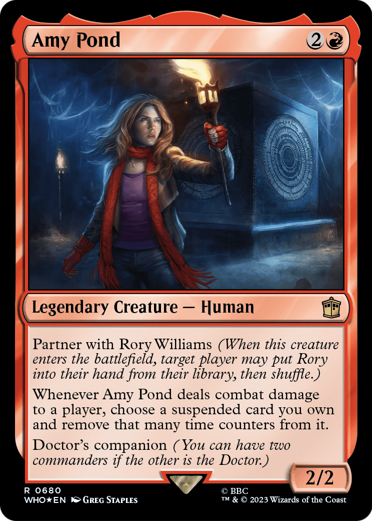 Amy Pond (Surge Foil) (WHO-680) [Doctor Who] Foil