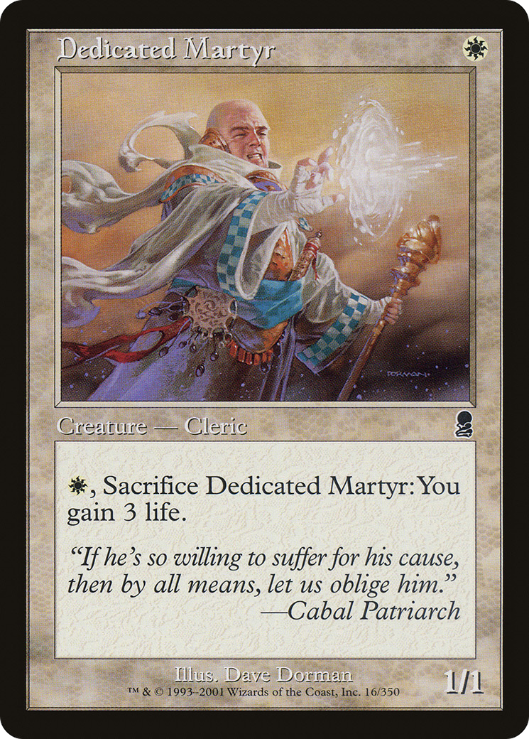 Dedicated Martyr (ODY-016) [Odyssey]