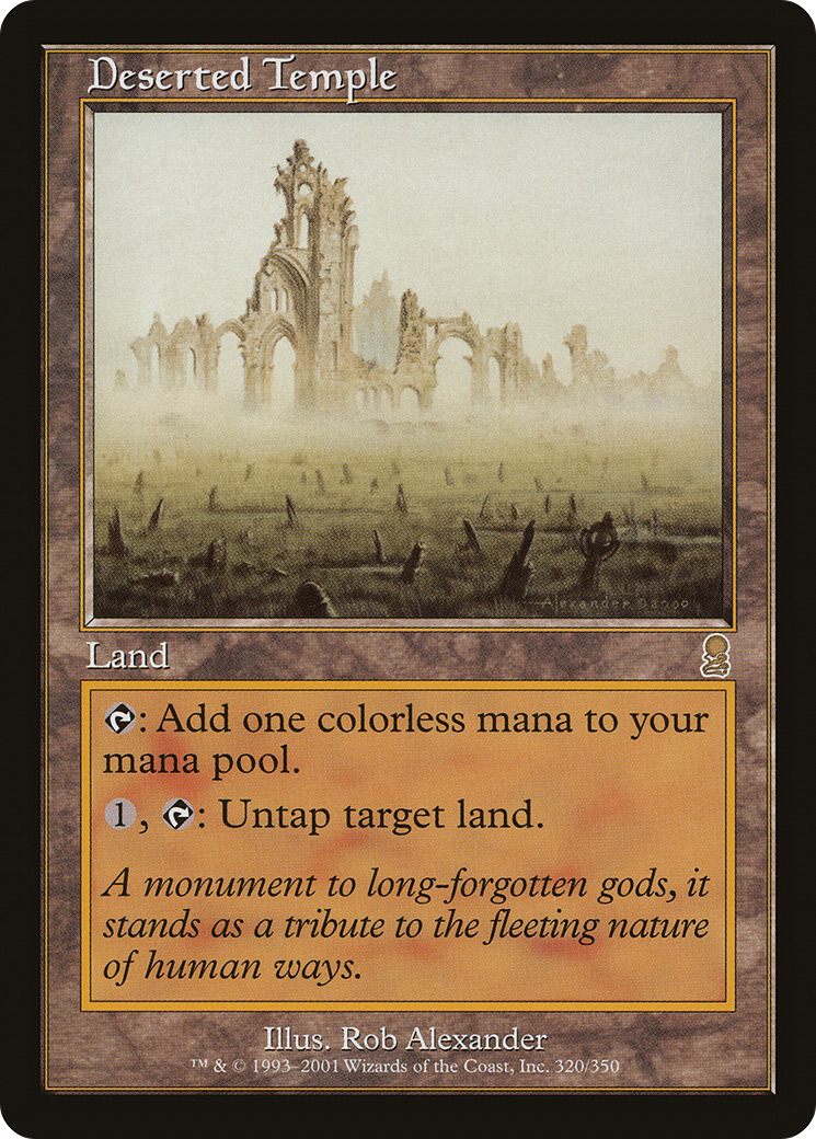 Deserted Temple (ODY-320) [Odyssey] Foil