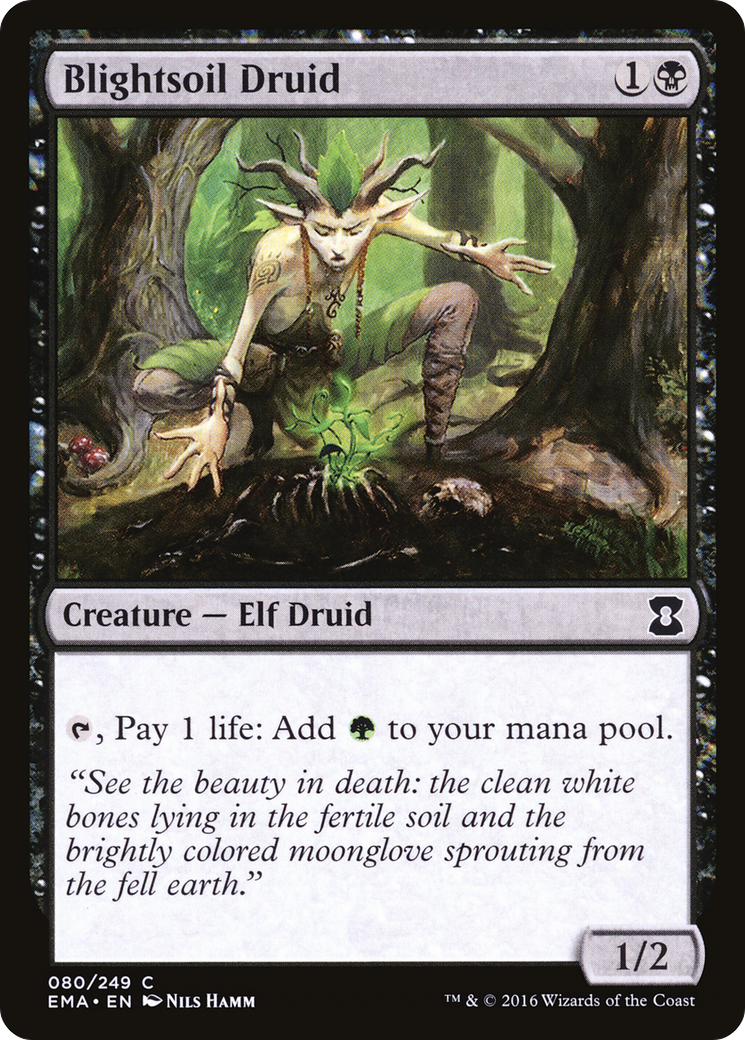 Blightsoil Druid (EMA-080) [Eternal Masters]