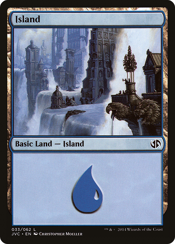 Island (DD3-033) (Jace vs. Chandra) [Duel Decks Anthology: Jace vs. Chandra]