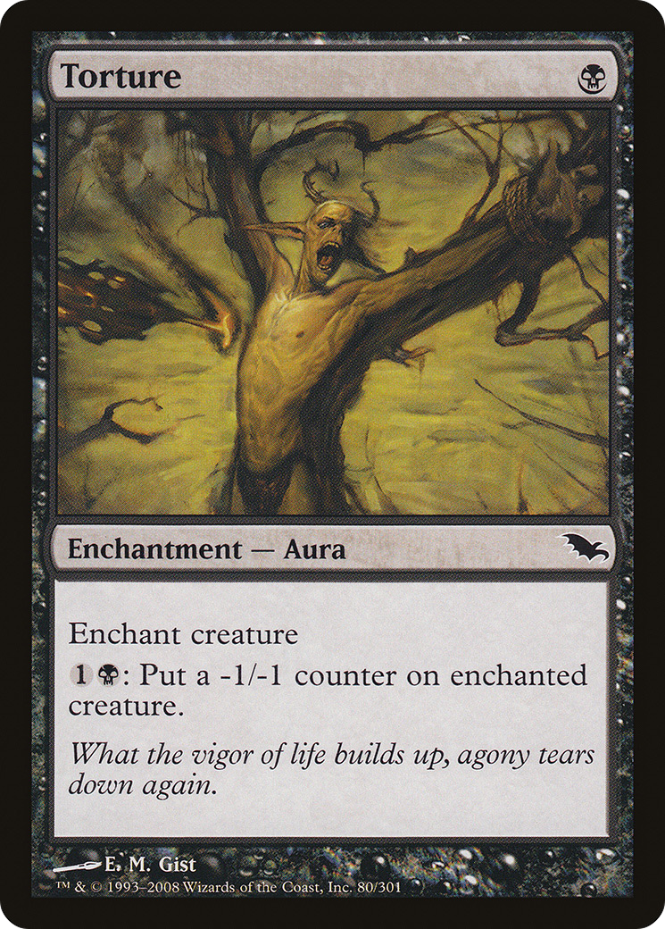 Torture (SHM-080) [Shadowmoor] Foil