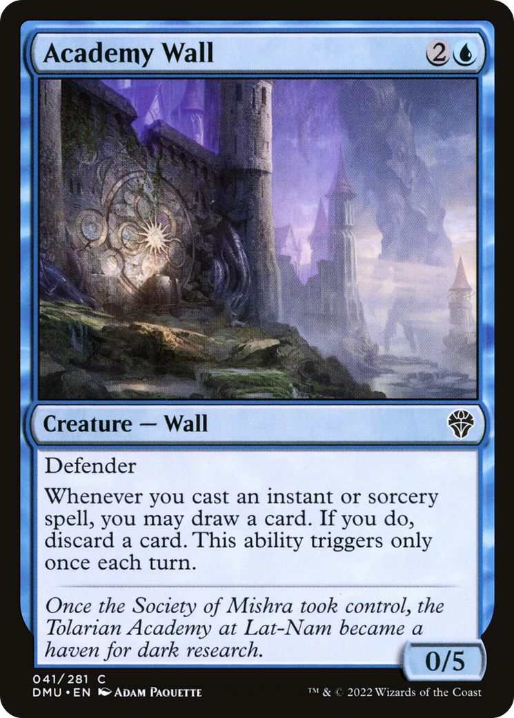 Academy Wall (DMU-041) [Dominaria United]