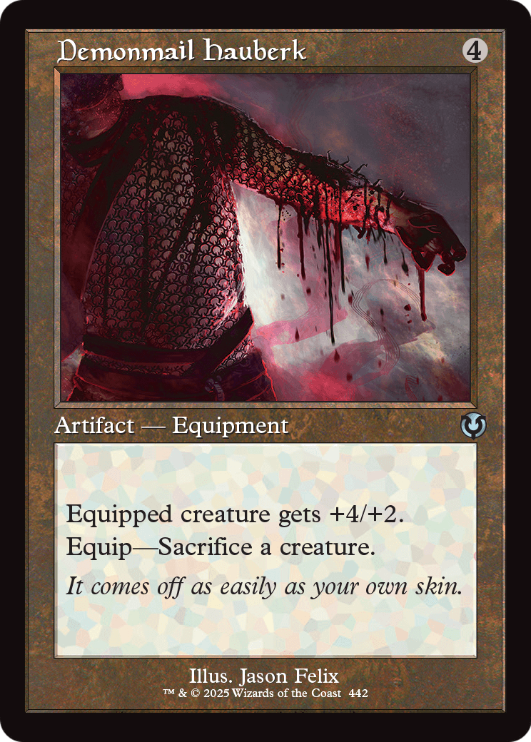 Demonmail Hauberk (Retro Frame) (INR-442) [Innistrad Remastered]