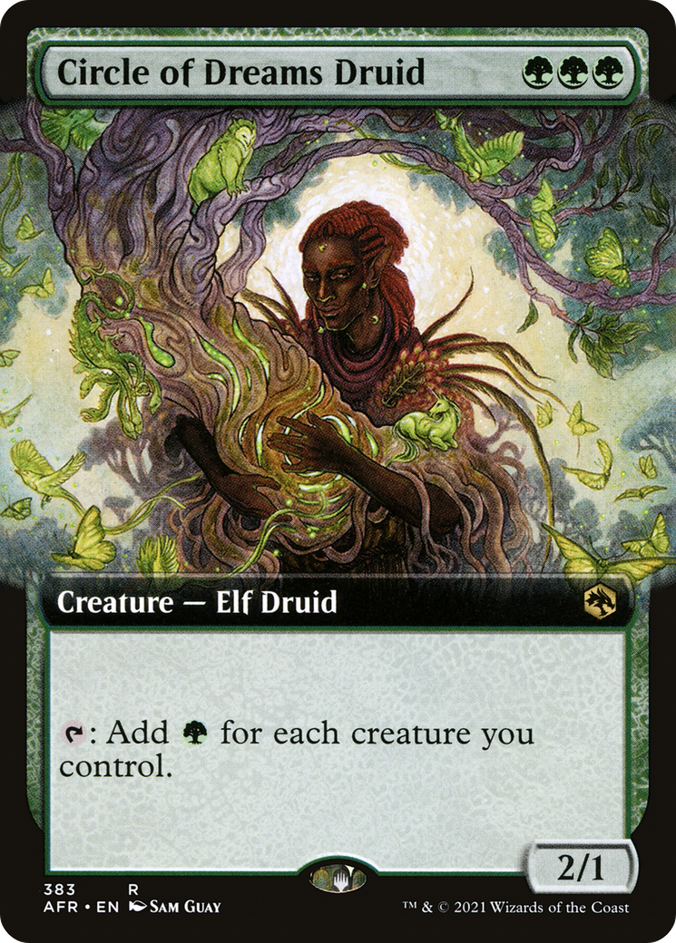Circle of Dreams Druid (Extended Art) (AFR-383) [Adventures in the Forgotten Realms] Foil