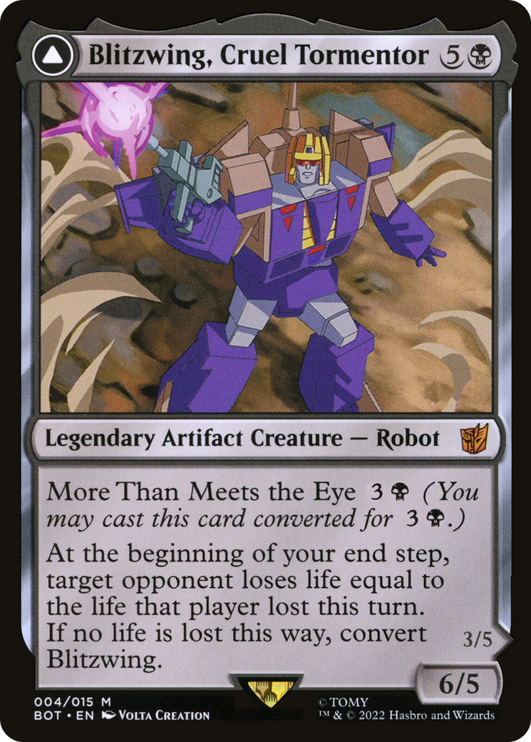 Blitzwing, Cruel Tormentor (BOT-004) [Transformers] Foil