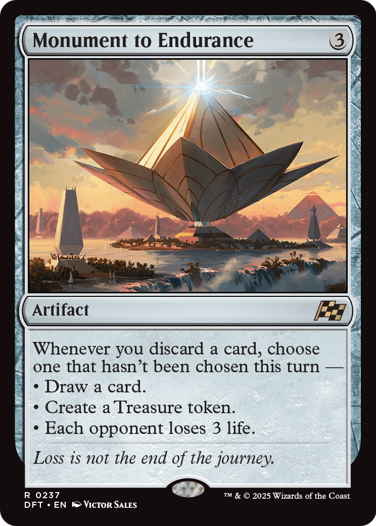 Monument to Endurance (DFT-237) [Aetherdrift] Foil