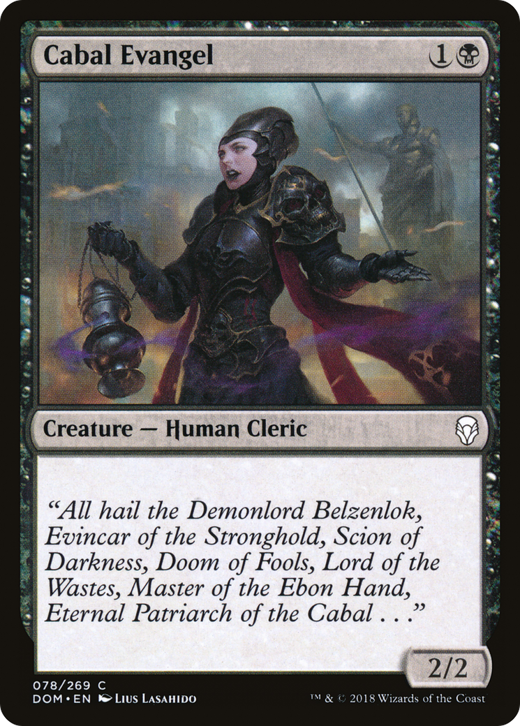 Cabal Evangel (DOM-078) [Dominaria]