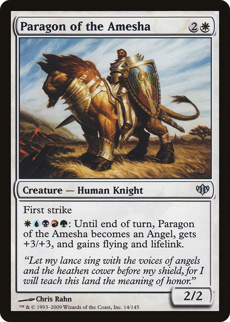 Paragon of the Amesha (CON-014) [Conflux] Foil