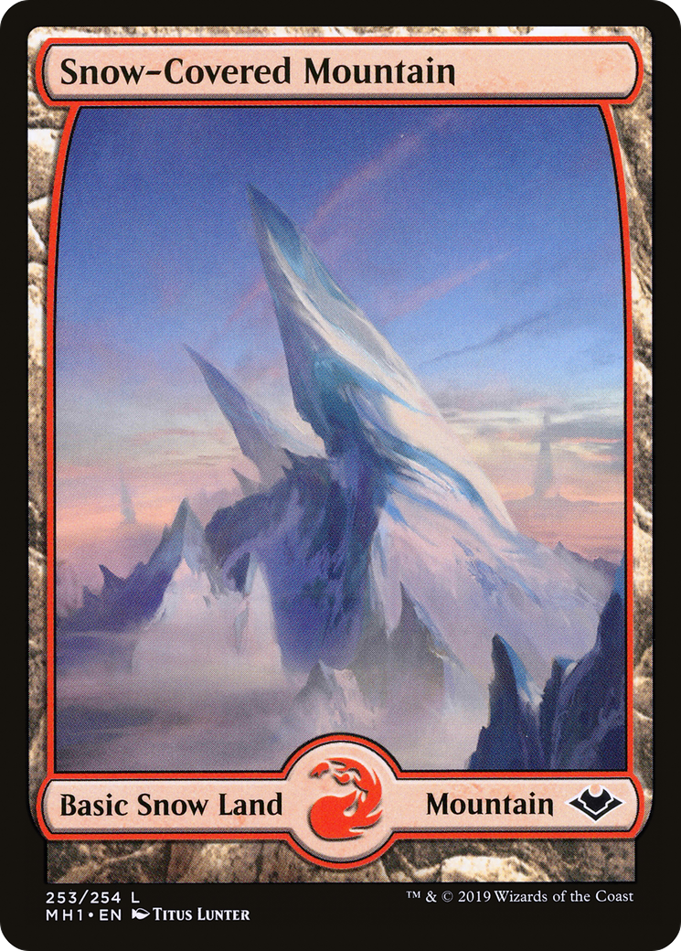 Snow-Covered Mountain (MH1-253) [Modern Horizons] Foil