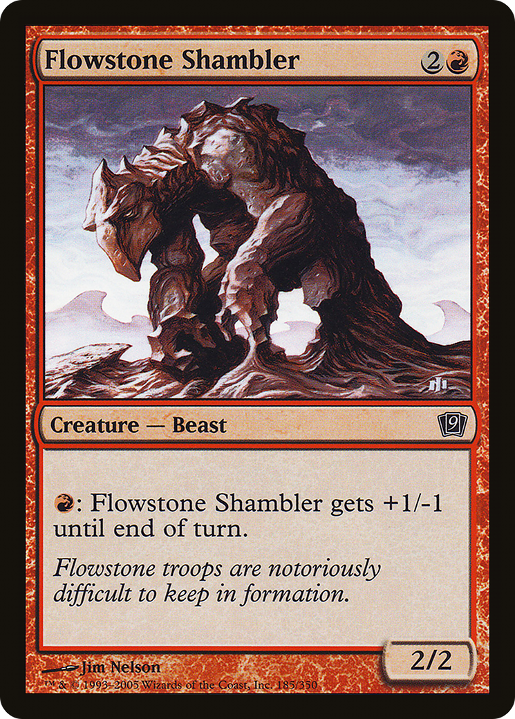 Flowstone Shambler (9ED-185) [9th Edition]