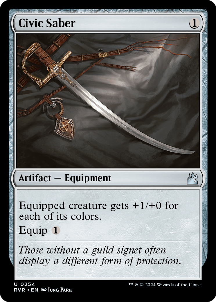 Civic Saber (RVR-254) [Ravnica Remastered]