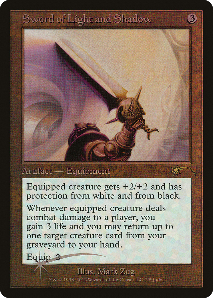 Sword of Light and Shadow (JDG-007) [Judge Gift Cards 2012] Foil
