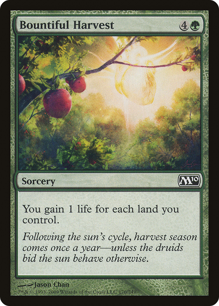 Bountiful Harvest (M10-170) [Magic 2010] Foil
