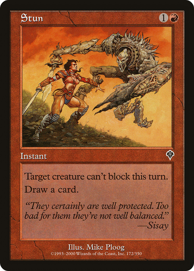 Stun (INV-172) [Invasion] Foil