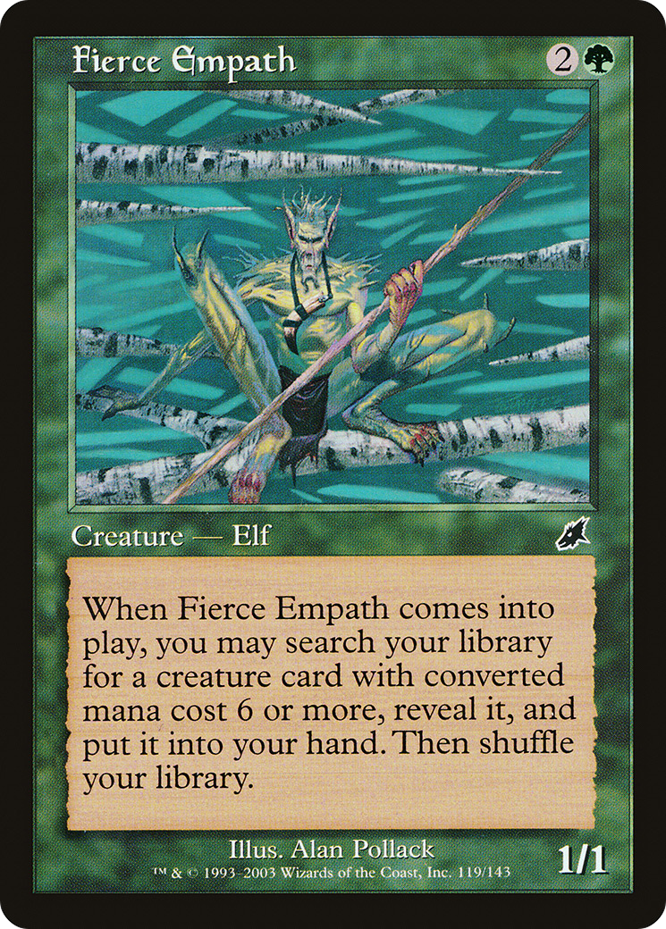 Fierce Empath (SCG-119) [Scourge] Foil
