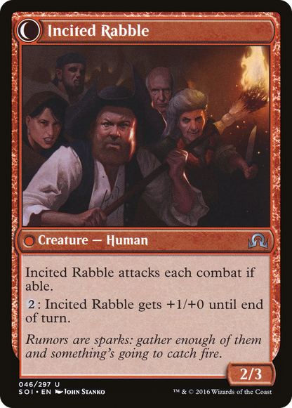 Town Gossipmonger (SOI-046) [Shadows over Innistrad] Foil