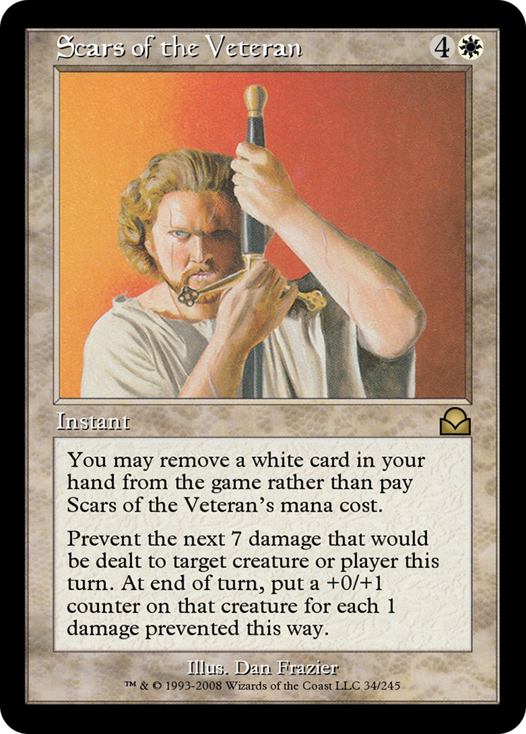 Scars of the Veteran (ME2-034) [Masters Edition II] Foil