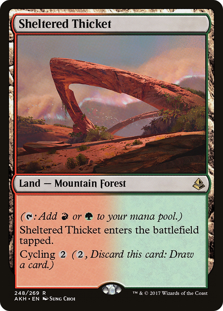 Sheltered Thicket (AKH-248) [Amonkhet] Foil