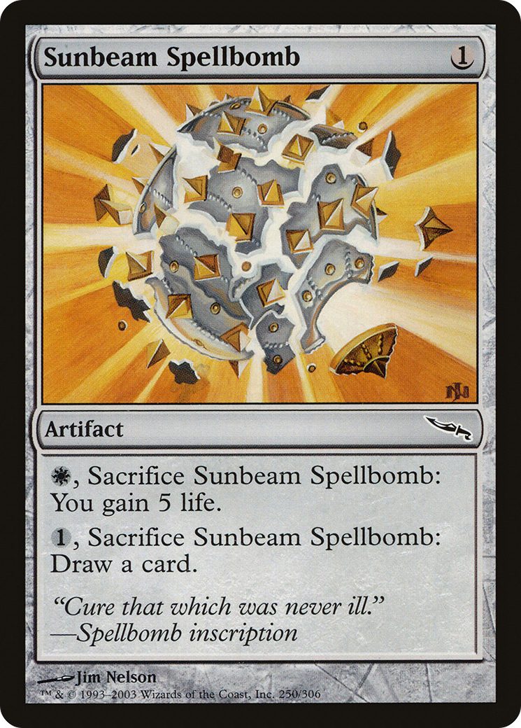 Sunbeam Spellbomb (MRD-250) [Mirrodin]