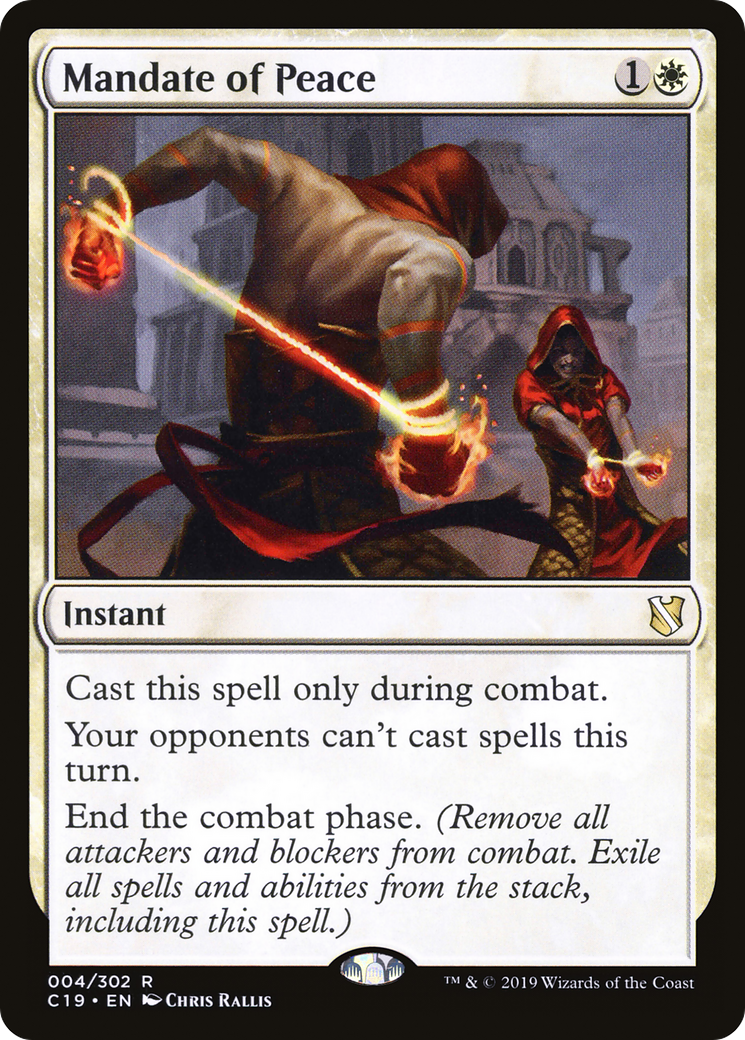 Mandate of Peace (C19-004) [Commander 2019]