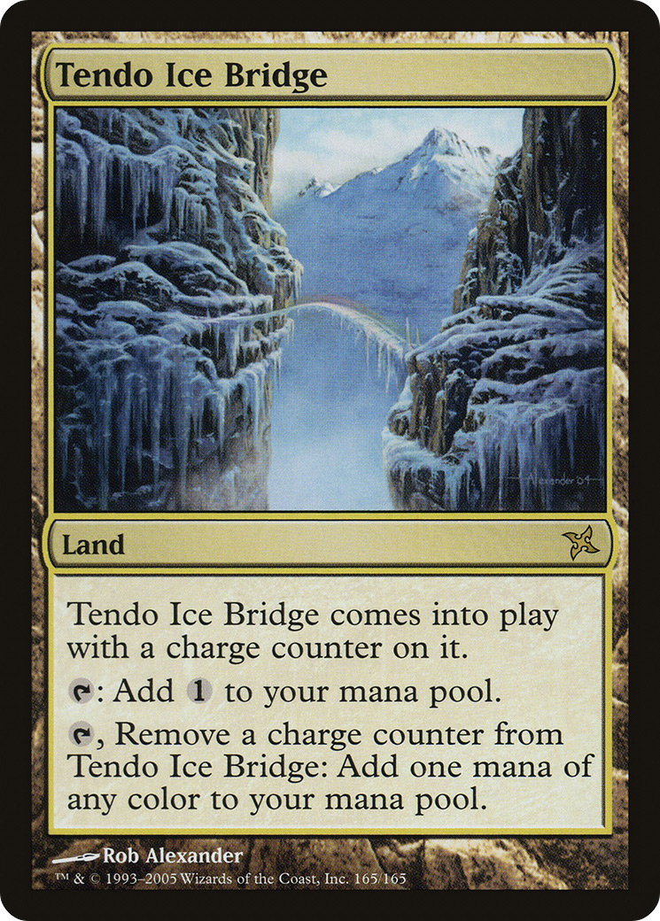 Tendo Ice Bridge (BOK-165) [Betrayers of Kamigawa] Foil