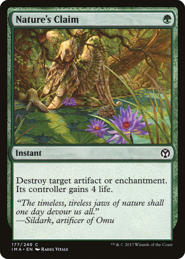 Nature's Claim (IMA-177) [Iconic Masters] Foil