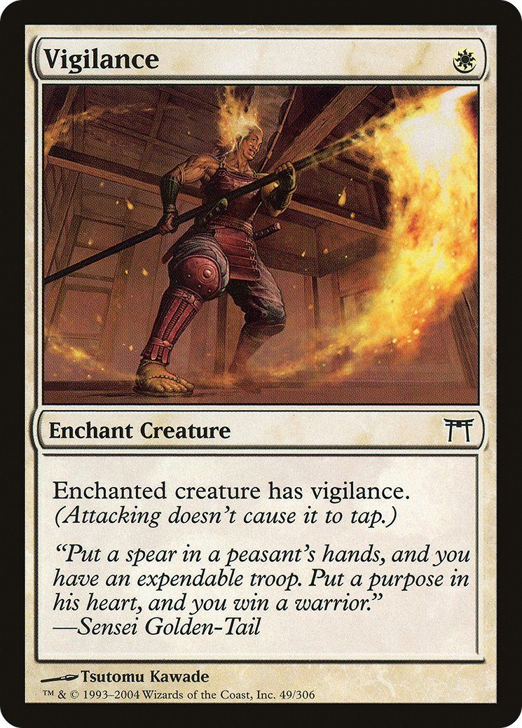 Vigilance (CHK-049) [Champions of Kamigawa] Foil