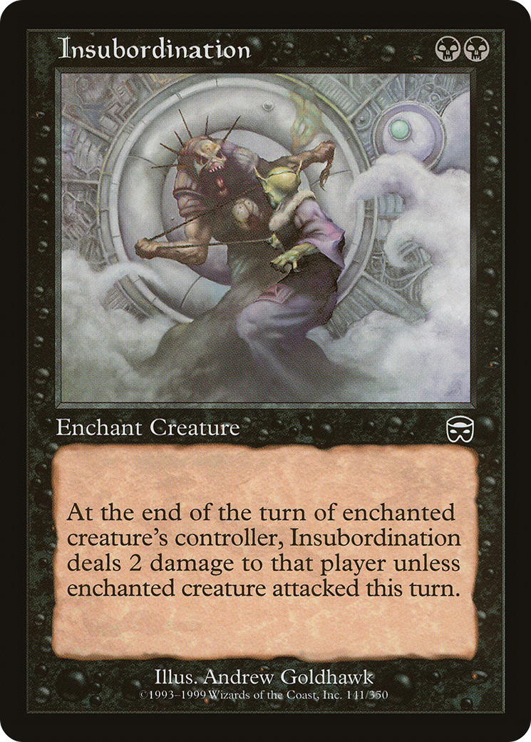 Insubordination (MMQ-141) [Mercadian Masques] Foil