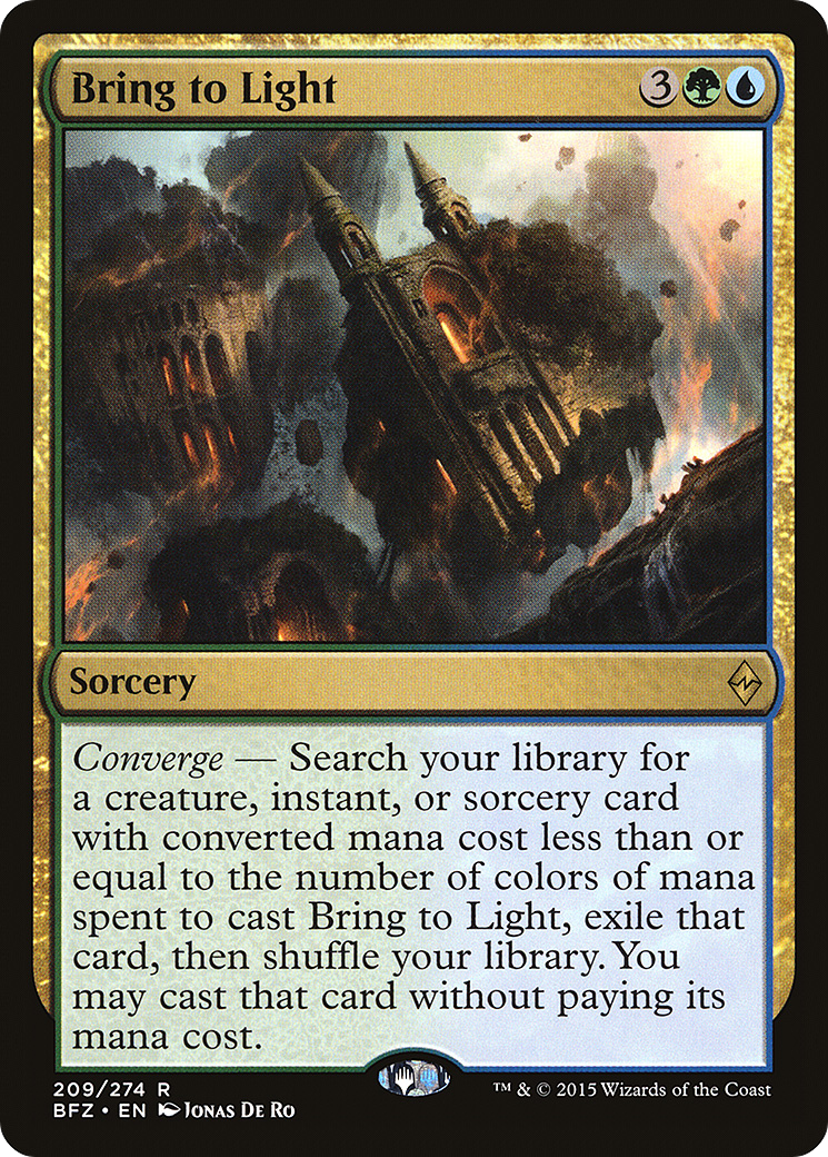 Bring to Light (BFZ-209) [Battle for Zendikar] Foil