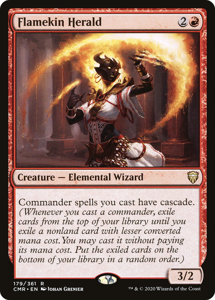 Flamekin Herald (CMR-179) [Commander Legends] Foil