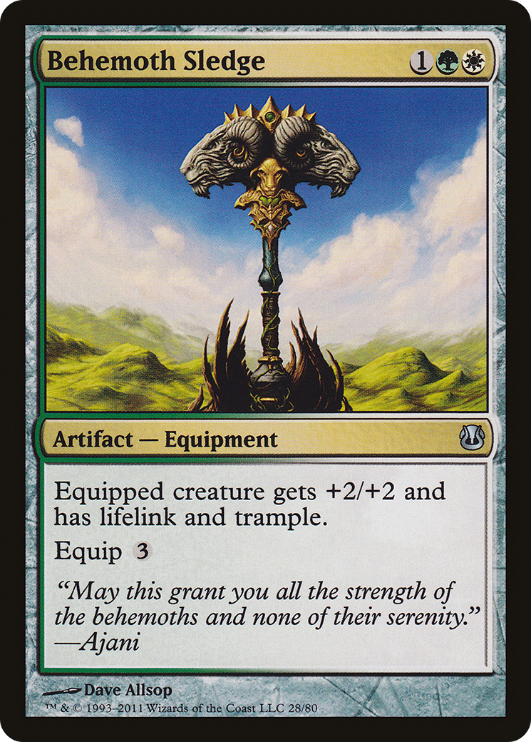 Behemoth Sledge (DDH-028) [Duel Decks: Ajani vs. Nicol Bolas]