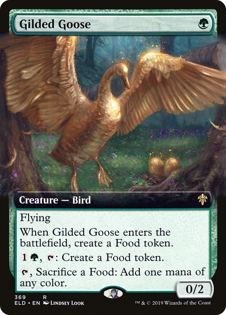 Gilded Goose (Extended Art) (ELD-369) [Throne of Eldraine] Foil