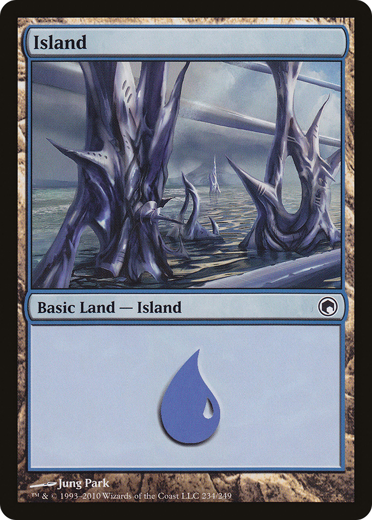 Island (SOM-234) [Scars of Mirrodin]