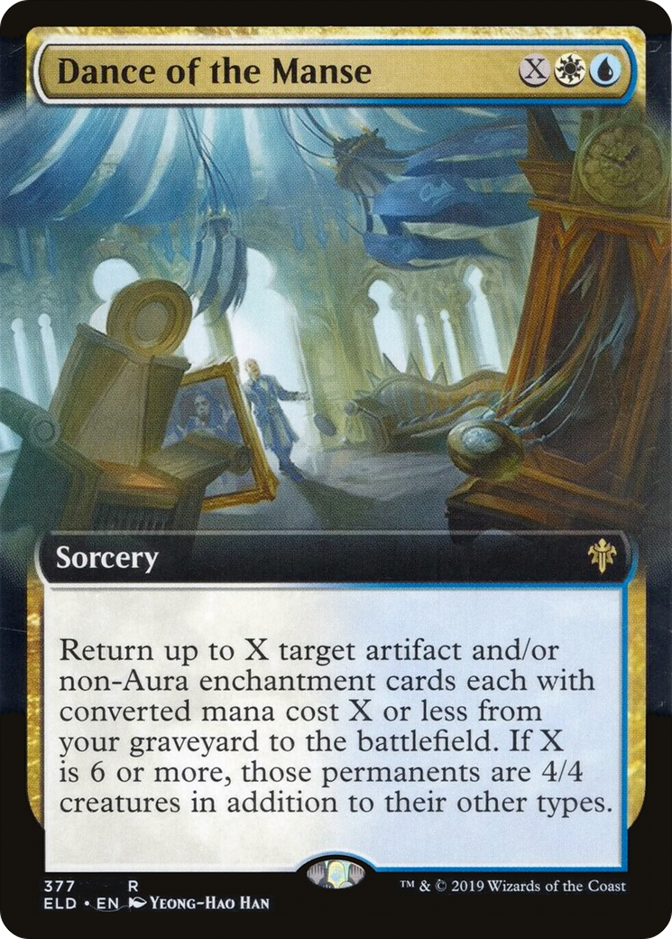 Dance of the Manse (Extended Art) (ELD-377) [Throne of Eldraine] Foil