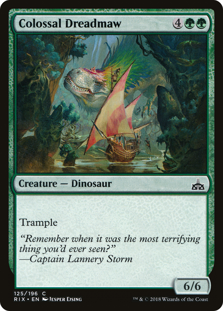 Colossal Dreadmaw (RIX-125) [Rivals of Ixalan] Foil