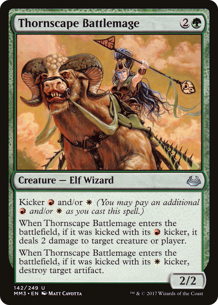 Thornscape Battlemage (MM3-142) [Modern Masters 2017] Foil