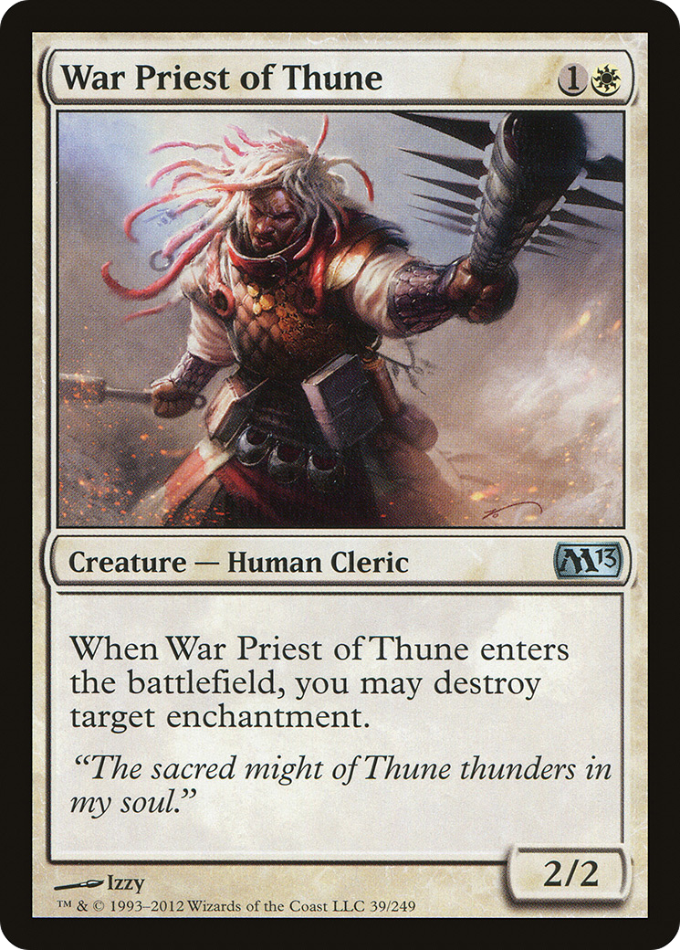 War Priest of Thune (M13-039) [Magic 2013]