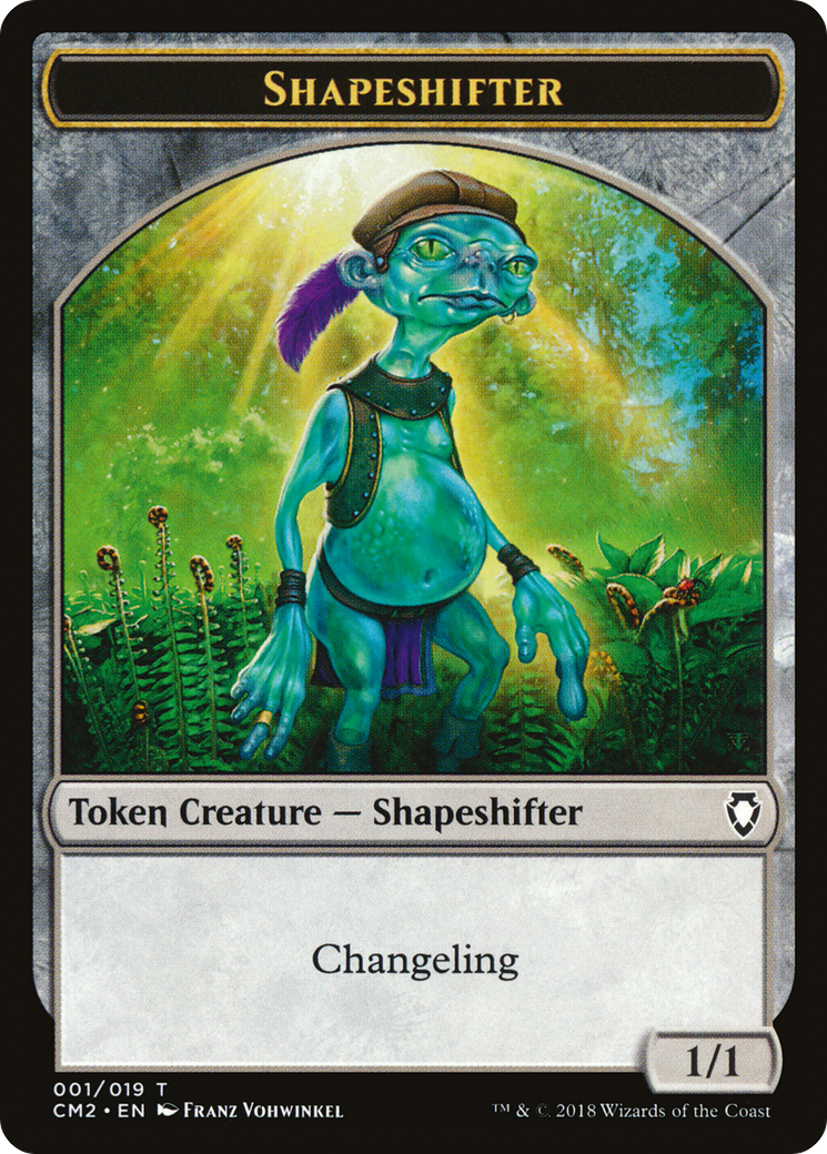 Shapeshifter Token (CM2-001) [Commander Anthology Volume II Tokens]