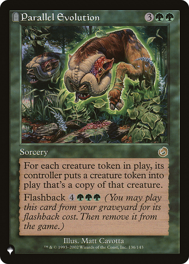 Parallel Evolution (LIST-TOR-136) [The List]
