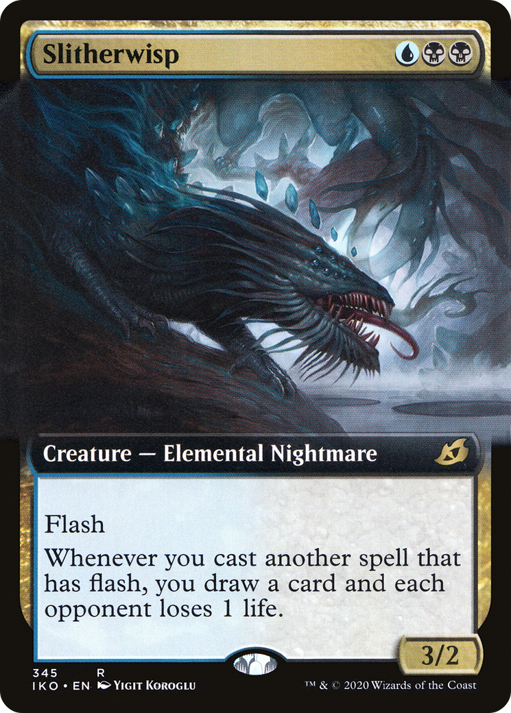 Slitherwisp (Extended Art) (IKO-345) [Ikoria: Lair of Behemoths] Foil