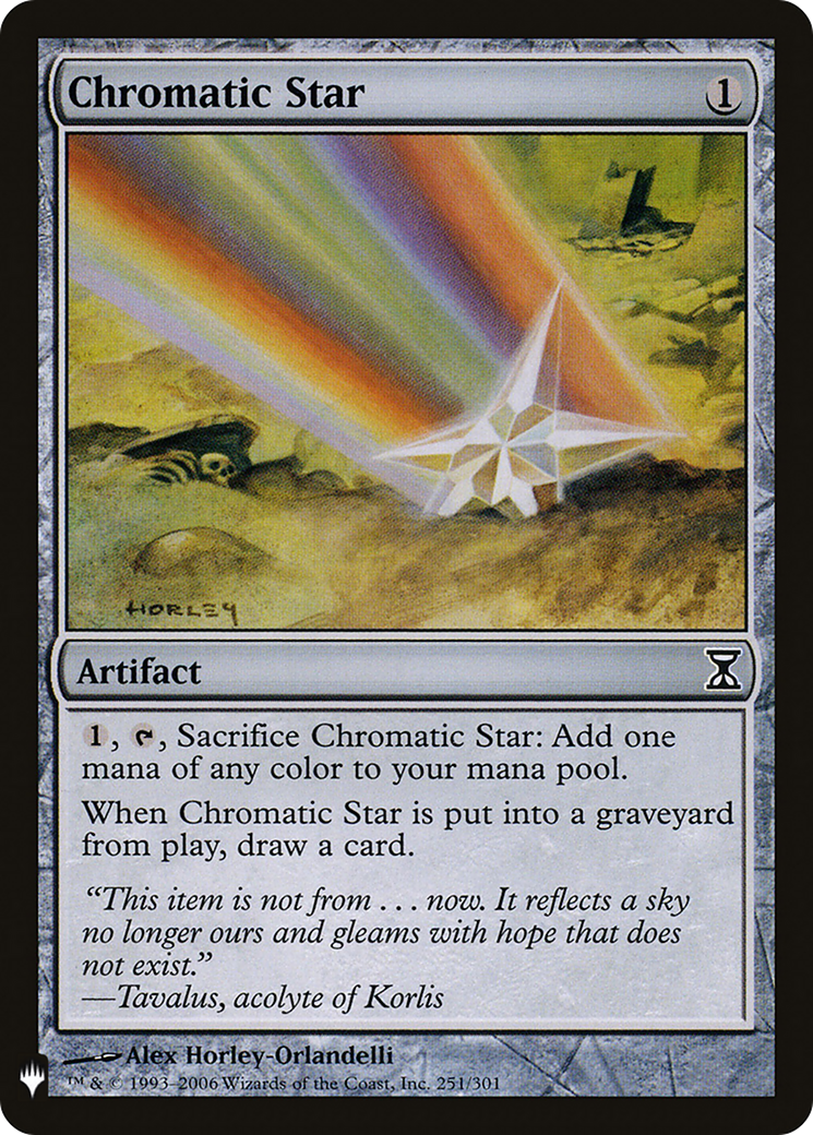 Chromatic Star (LIST-TSP-251) [The List]