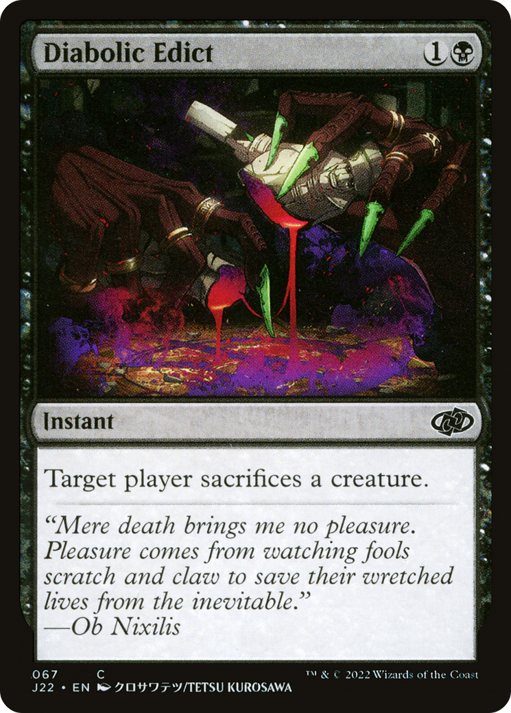 Diabolic Edict (J22-067) [Jumpstart 2022]